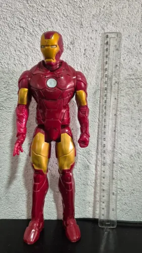 Action Figure Iron Man Vingadores Marvel 30cm - Boneco Homem de Ferro Colecionável