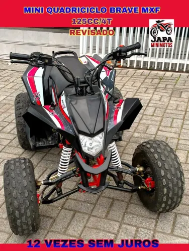 MINI QUADRICICLO BRAVE MXF 125CC REVISADO EM 12 VEZES SEM JUROS