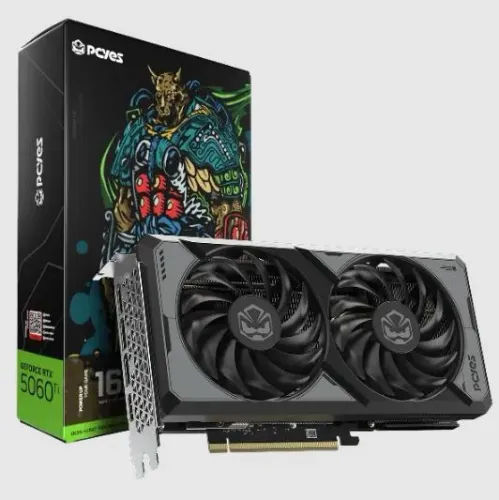 PLACA DE VIDEO RTX 5060 TI 16GB PCYES DUAL FAN GDDR7