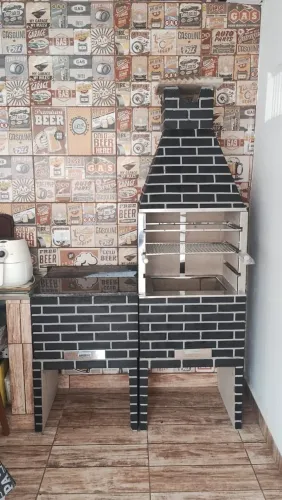 Churrasqueira e balcão pré moldada!