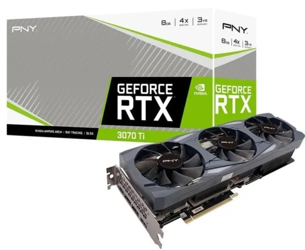 Placa de vídeo RTX 3070 ti PYN 3fan