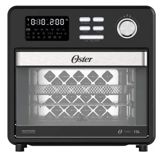 Airfryer e Forno Oster 10 em 1 15L 1600w Lacrado 