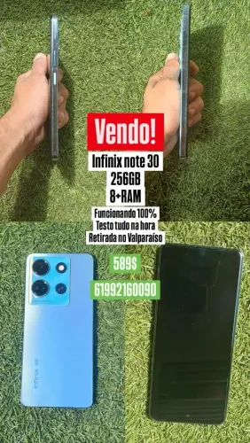 Note 30 256GB 8+RAM Funcionando tudo
