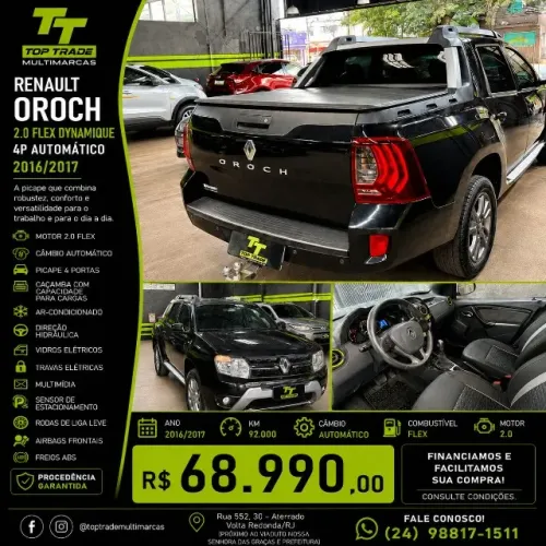 Renault Duster Oroch Dyna. 2.0 Hi-flex 16V Aut. 2017