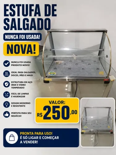 ? Estufa para Salgados em Perfeito Estado - R$ 250