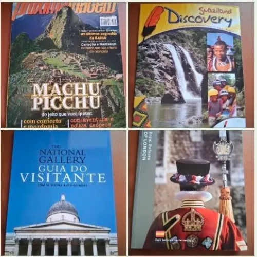 Viagem - Guias, livros, revistas e mapas de viagens (Internacional e Nacional)