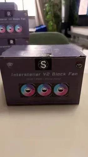 Kit 3 Fans Jungle Leopard Interstellar V2 Black ARGB PWM (Novo)