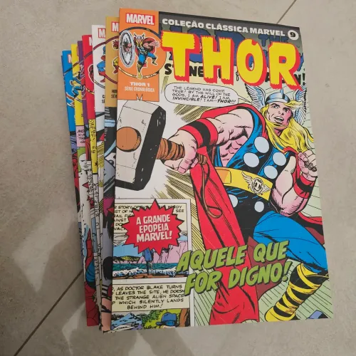Coleção clássica marvel Vol 1 ao 9 