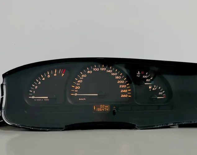 Painel de instrumento plug azul 260km