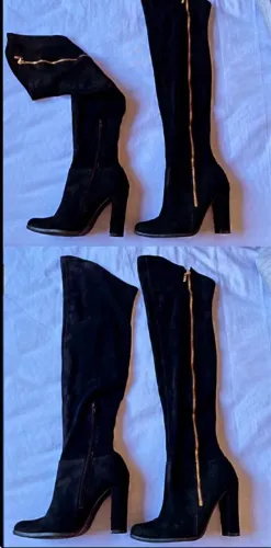 Bota Cano longo, salto 10 Cm over Knee Via Marte