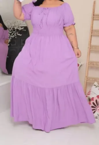 Vestido diva lilás