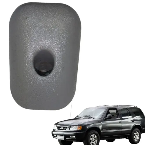 Moldura Dianteiro Direita Trilho Do Banco Chevrolet Blazer Cinza