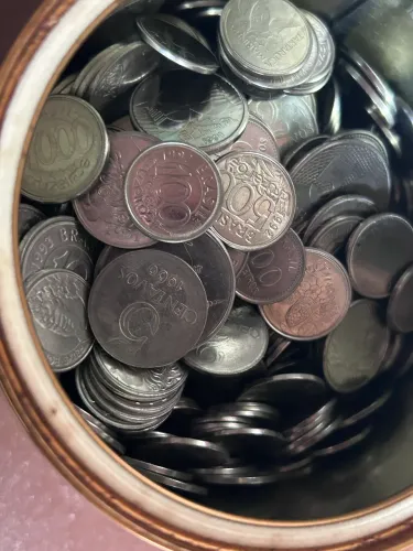 Moedas para coleção 