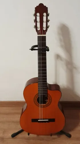 Violao Crafter Ashland ACSE 10 PAN nylon SÓ HOJE 999 PARCELO eletrico com bag pró