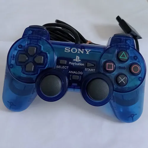 Controle Playstation 2 Original Ocean Blue Ps2