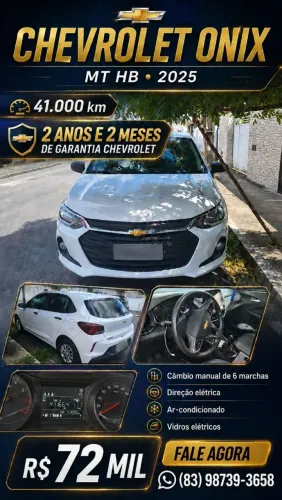 Chevrolet Onix Hatch 1.0 12V Flex Mec. 4P 2025