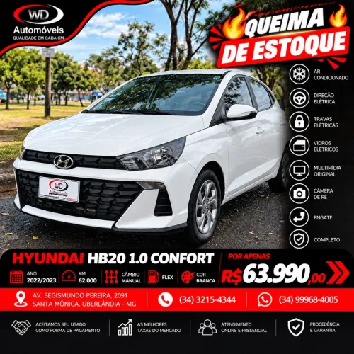 Hyundai HB20 Comfort 1.0 Flex 12V Mec. 2023