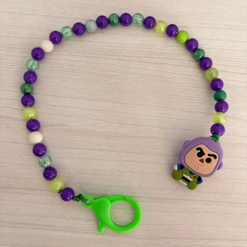 Prendedor de chupeta artesanal - Buzz Lightyear