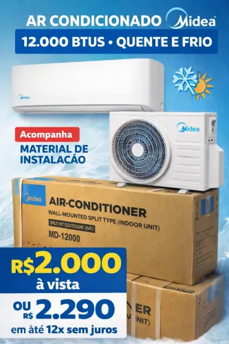Ar condicionado midea 12000 BTUs quente e frio 