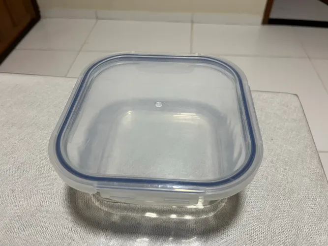Pote de Vidro Hermético com Tampa de Travas Clack