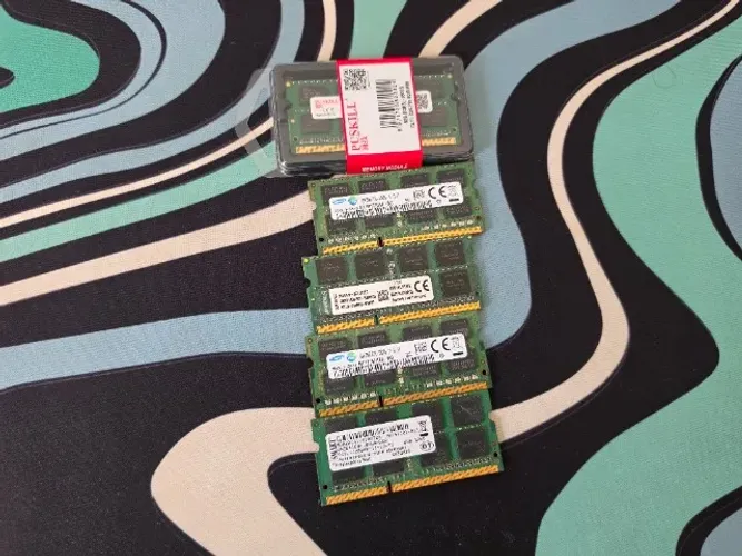Lote 5 Memórias Notebook DDR3L 8GB - Samsung Kingston PUSKILL