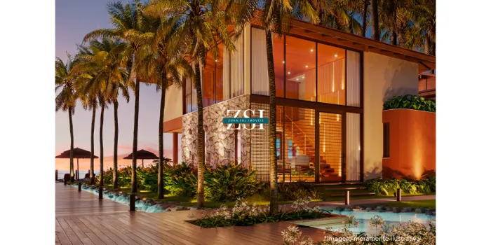 Viva a Exclusividade à Beira-Mar em Japaratinga/AL Casas com 250m2 de área útil com 4 suít