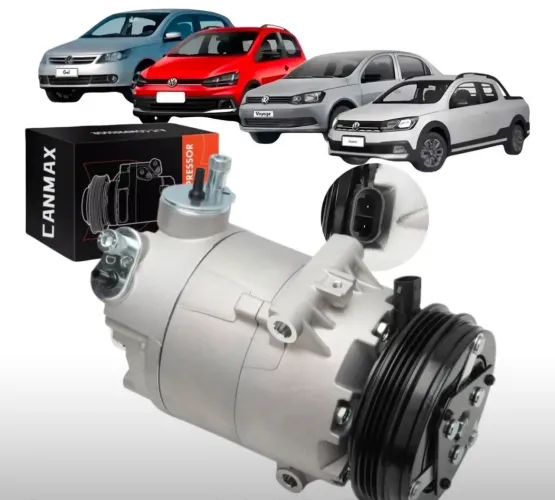Compressor Ar Gol 1.6 G5 G6 Saveiro 2010-2023 3pk Cs20053 Por apenas R$ 620,00
