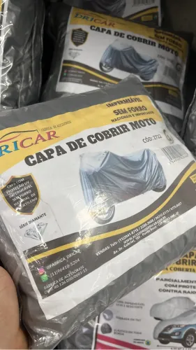 Capa de moto de cobrir sol e chuva