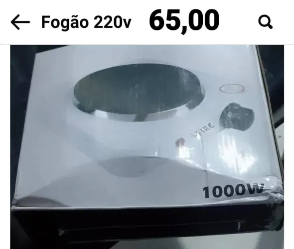 Fogão elétrico 220v