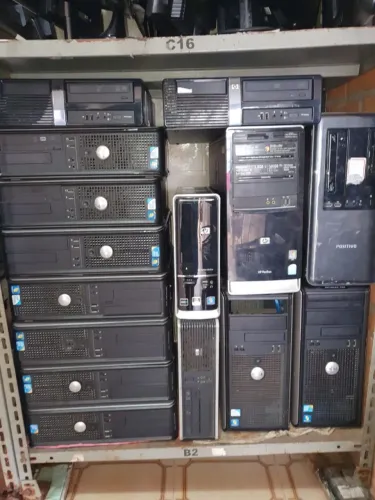 Lote De 15 Computadores Ddr2/Ddr3 Intel C São 9 Dell Optiplex 5 HP e 1 Positivo Leiam!