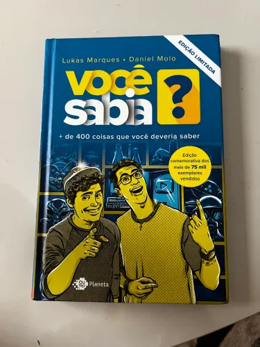 Livro do você sabia capa dura edição limitada