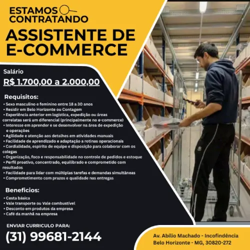 Estoquista Expedição Ecommerce