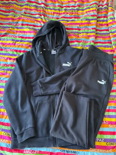 Conjunto Moleton preto pulma TAM EUA L