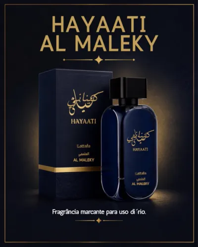 Perfume Hayaati Al Maleky Eau De Parfum 100ml Lattafa 100 mL