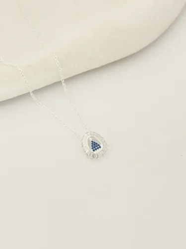 Colar Nossa Senhora zircônias baguete