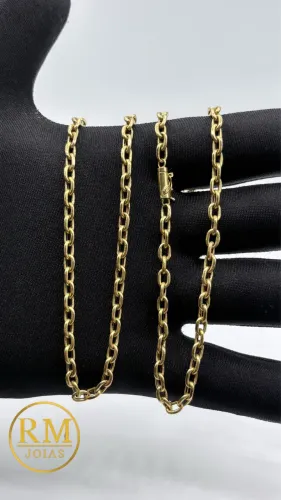 Cordão Cadeado Ouro 18K/750 ( NOVO )