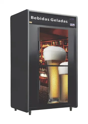 Cervejeira 2 portas porta cega 1300lts