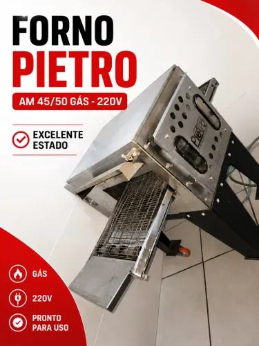 FORNO PIETRO AM 45/50 GÁS - 220V | EXCELENTE ESTADO