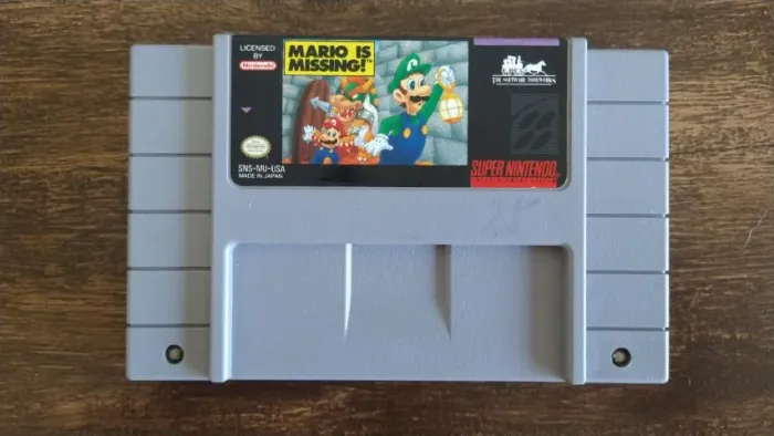 Jogo Mario Is Missing Original Para Super Nintendo - SNES