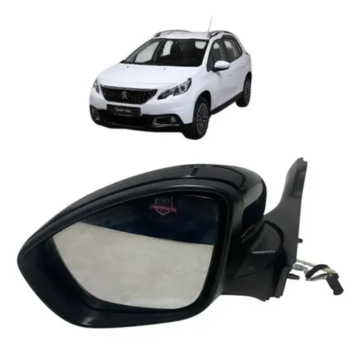Retrovisor Esquerdo (5 Fios) Peugeot 2008 2020 C/detalhe Set