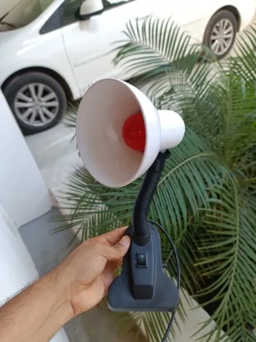 Abajur lâmpada vermelha para quarto de bebê 