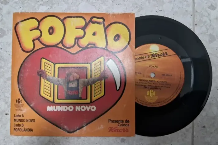 Disco Vinil Compacto Fofão - Mundo Novo / Fofolândia - 1985 (Usado)Disco Vinil Compacto Fo