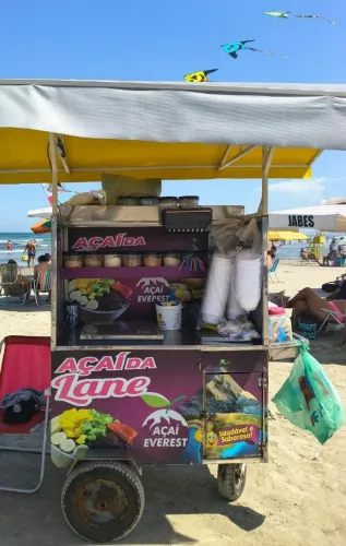 Vendo carrinho de açaí com licença temporária