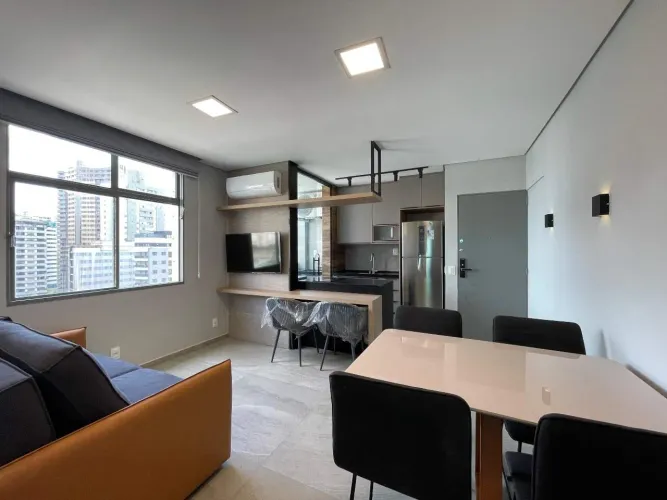 Apartamento 1 Quarto à venda, 1 quarto, 1 vaga, Lourdes - Belo Horizonte/MG