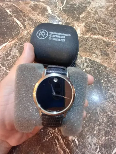 Relógio masculino Movado Museum 84.G1.1852 de quartzo suíço, 38 mm ( o meu mais raro )