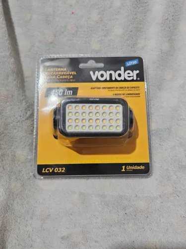 Lanterna De Led Para Cabeça Recarregável Lcv032 Vonder