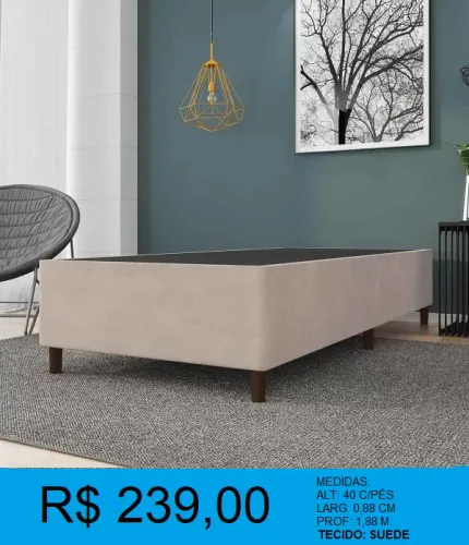 Box Solteiro super reforçado -MELHOR DO MERCADO - Entrega GRATIS