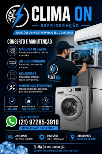 Refrigeração/ máquina de lavar