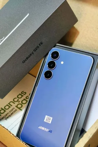 S25 FE 5G 256GB COMPLETO NA CAIXA!