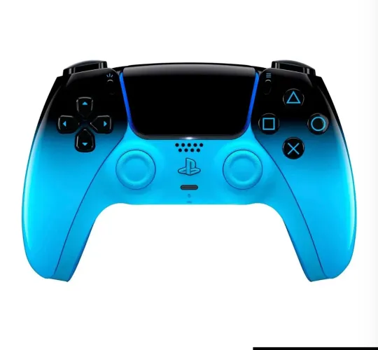 Controle Sony DualSense Hyperpop Rhythm Blue para PS5 Wireless - Azul e Preto
